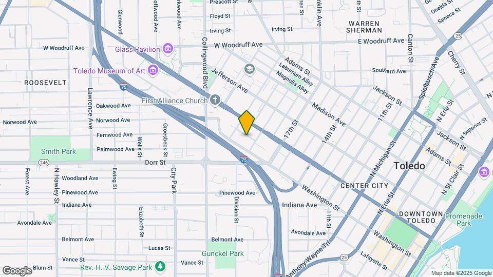 1919 Brookwood Ave Map and Location Details