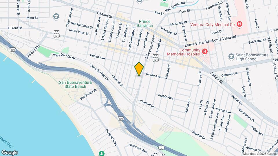 451-453 S Seaward Ave Map and Location Details