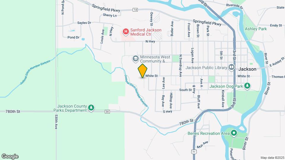 1317 White St Map and Location Details