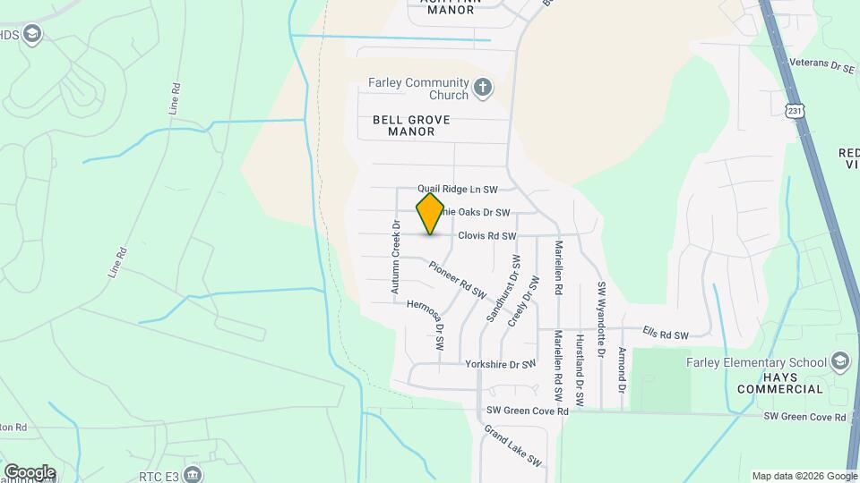 2531 Clovis Rd SW Map and Location Details