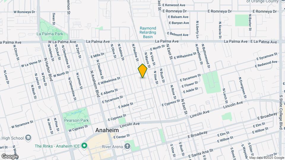 604 N Pauline St Mapa y Detalles de la Ubicación