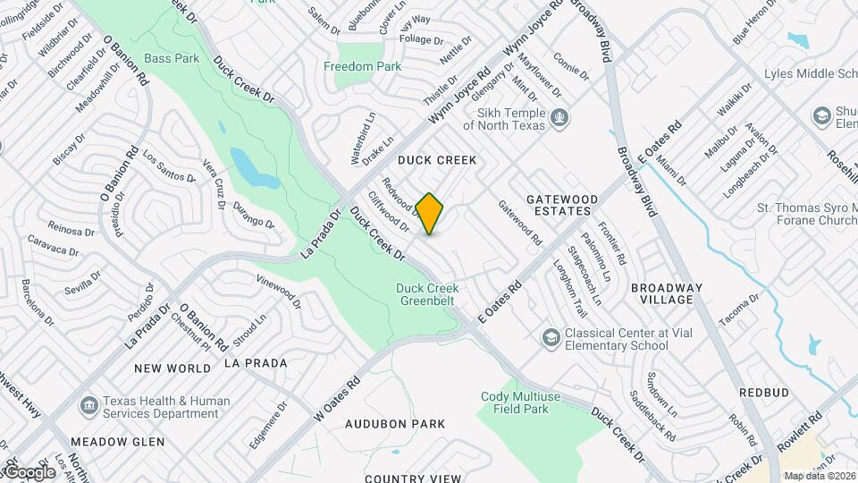 4806 Cliffwood Dr Map and Location Details