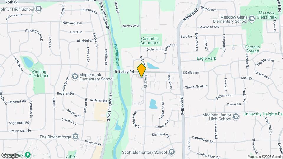 218 E Bailey Rd Map and Location Details