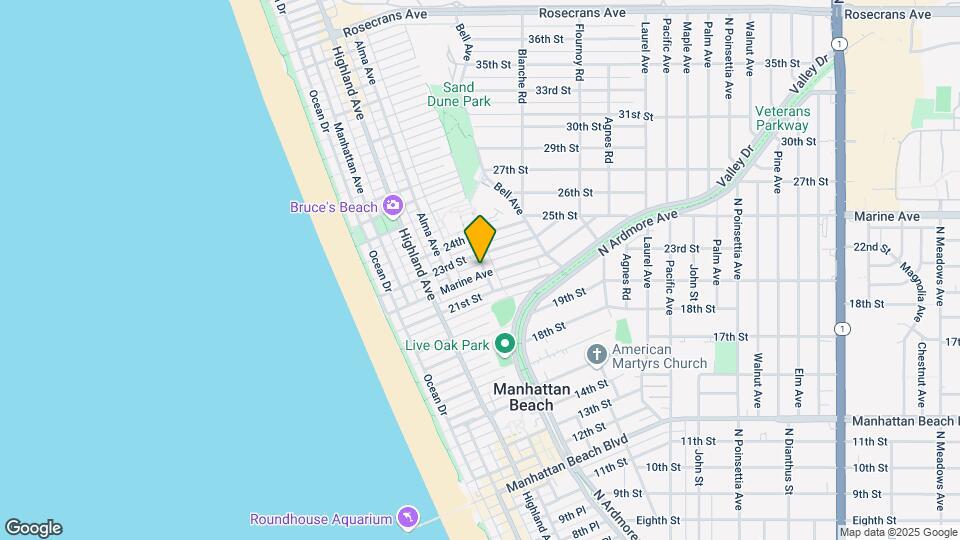 452 Marine Pl Map and Location Details