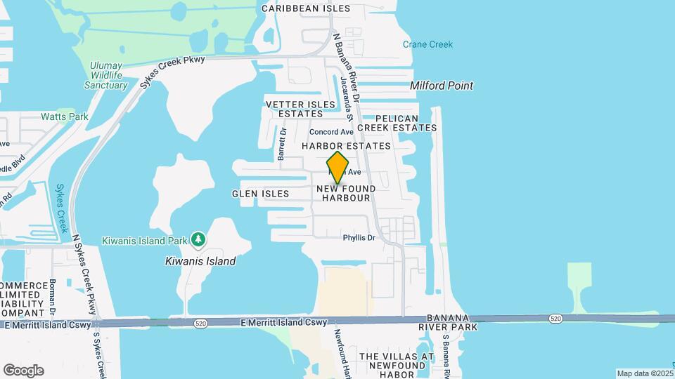 1525 Island Dr Map and Location Details