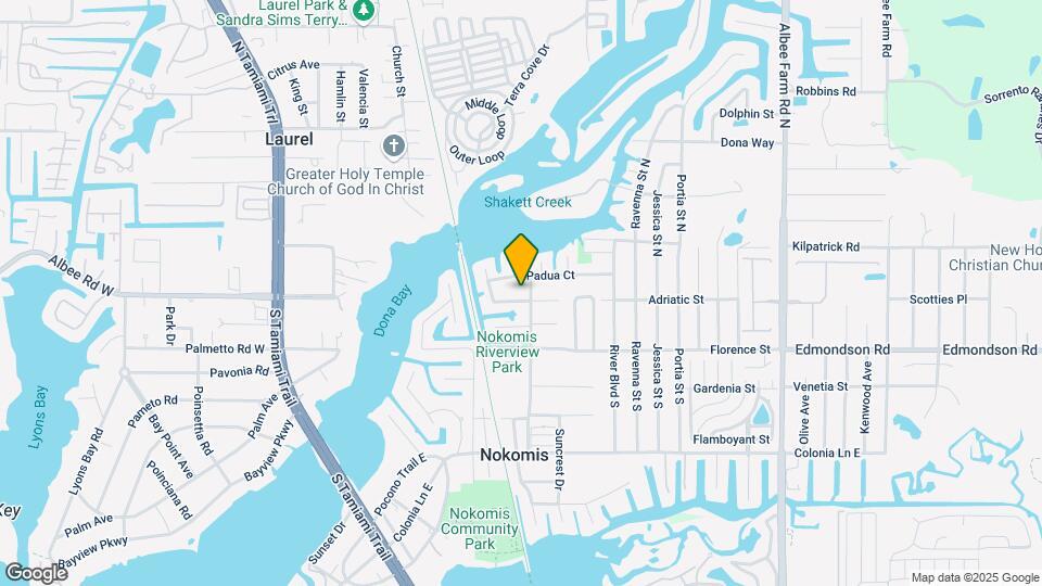 608 Coquina Ct Map and Location Details