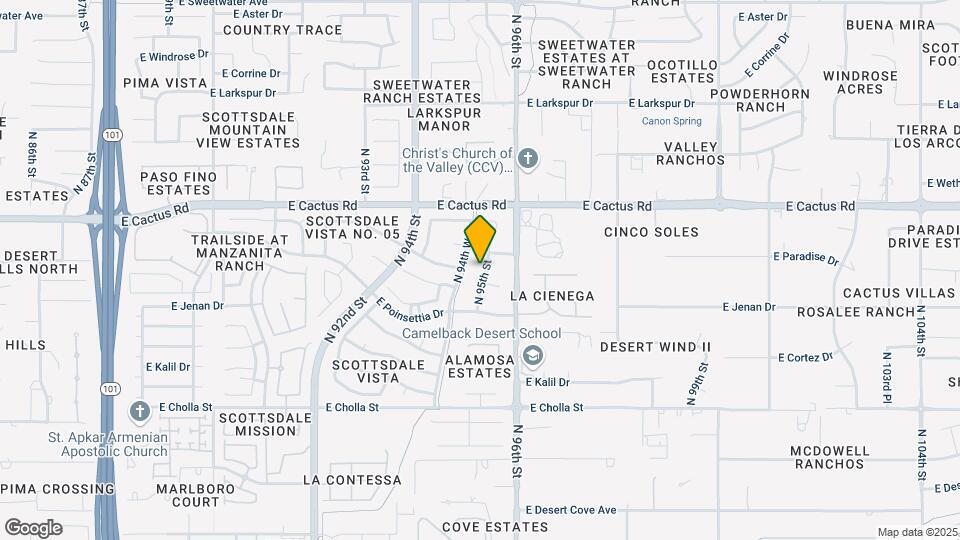 11814 N 95th St Mapa y Detalles de la Ubicación