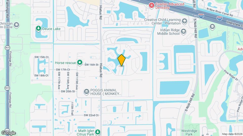 1726 SW 110th Terrace Map and Location Details