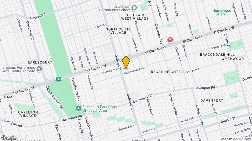 114 Westmount Ave Map and Location Details