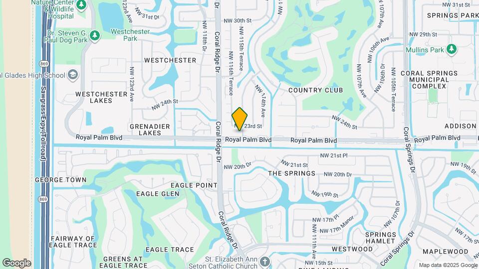 11575 Royal Palm Blvd Map and Location Details