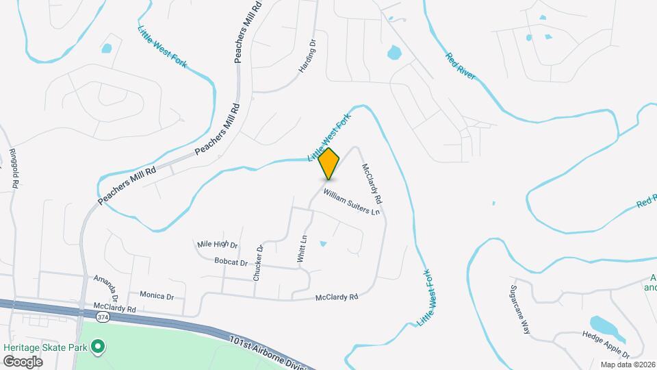 1481 McClardy Rd Map and Location Details