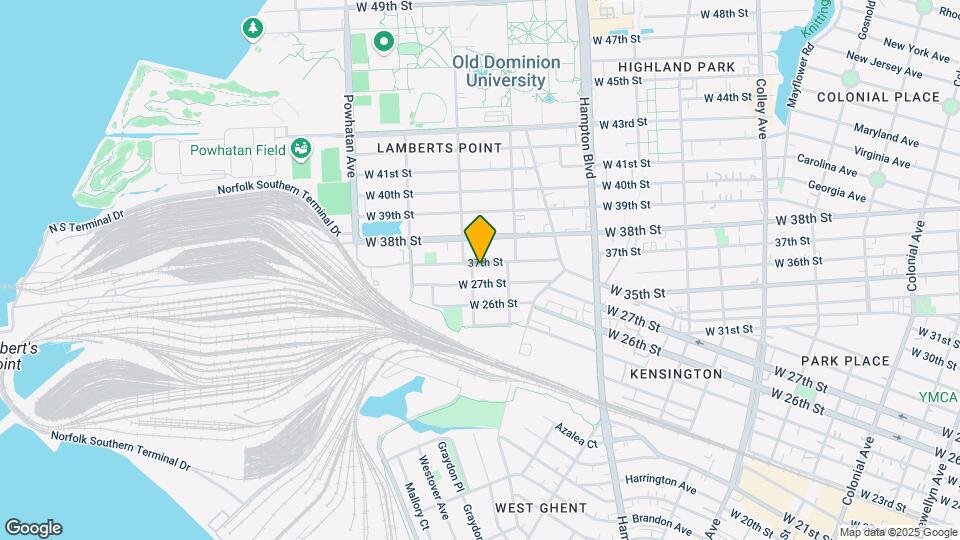 1327 37th St Map and Location Details