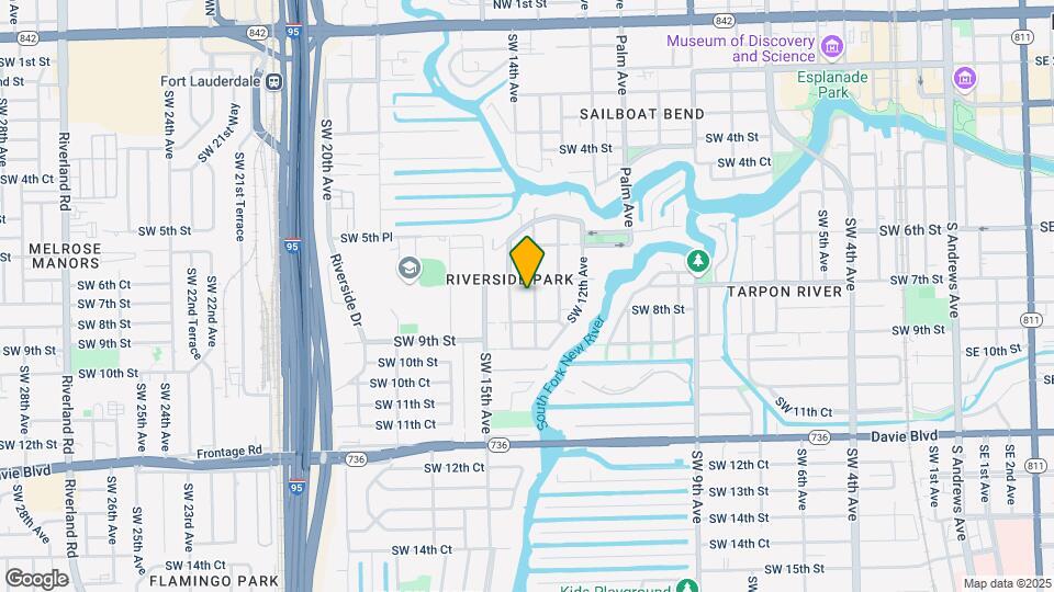 709 SW 14th Ave Map and Location Details