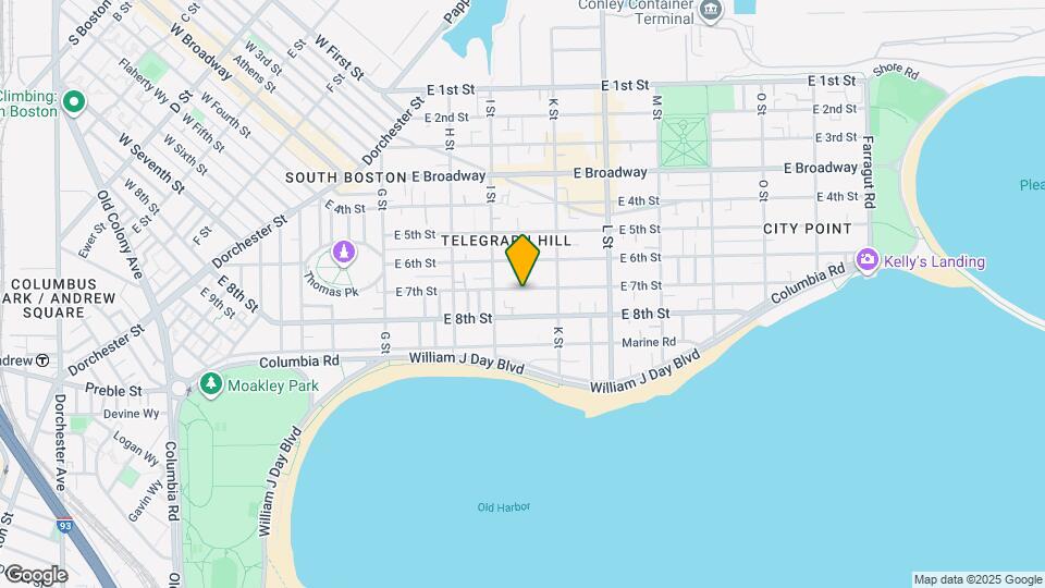 543 E 7th St Map and Location Details