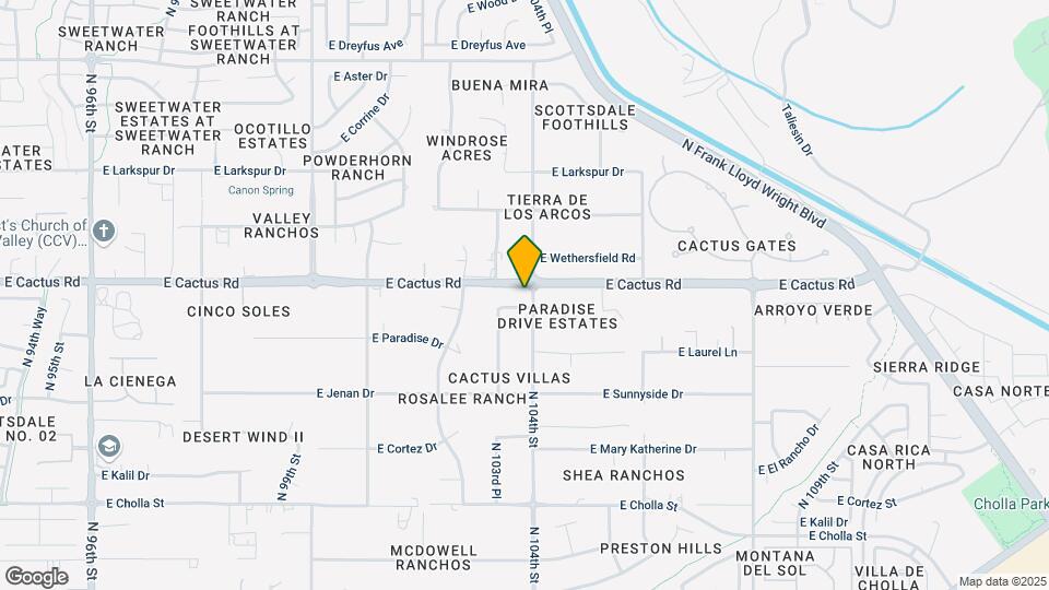 10390 E Paradise Dr Map and Location Details