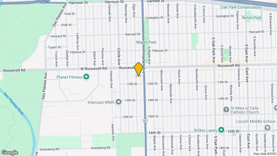 1232 Elgin Ave Map and Location Details