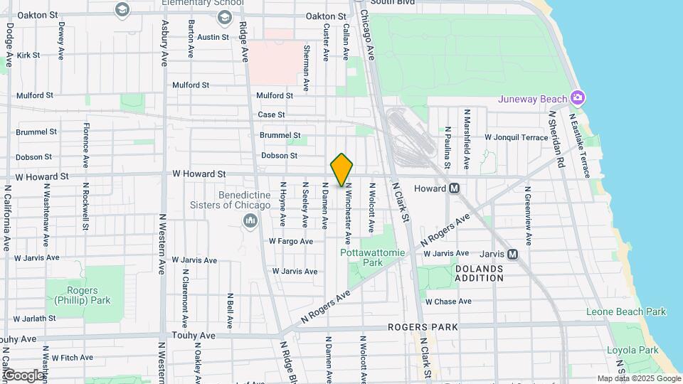 7520-7524 N Winchester Ave Map and Location Details