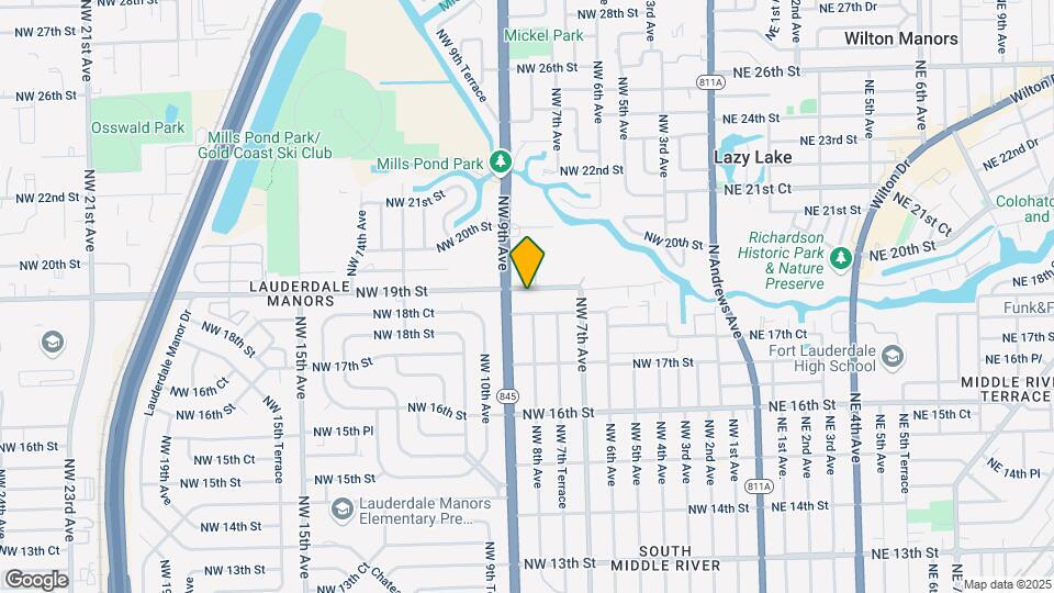 804 NW 19th St Map and Location Details