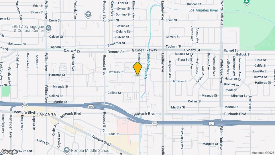 5803 Etiwanda Ave Map and Location Details