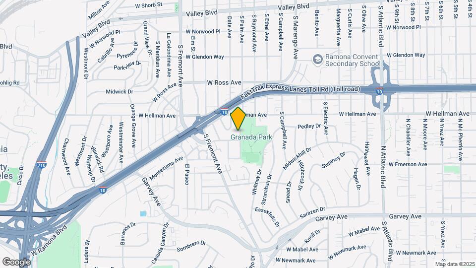 2135 S Palm Ave Map and Location Details