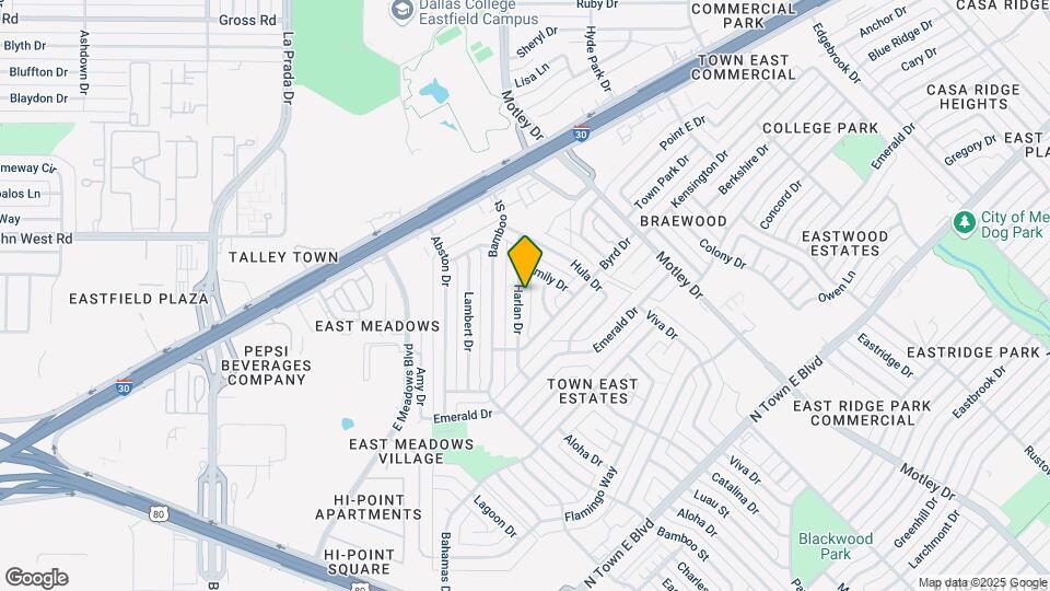 3006 Harlan Dr Map and Location Details