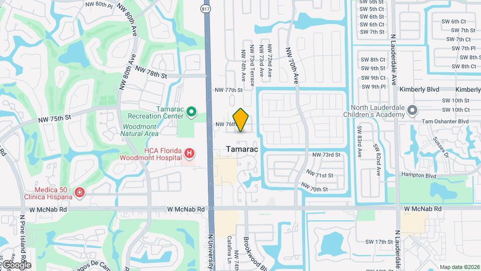 7406 NW 75th St Mapa y Detalles de la Ubicación