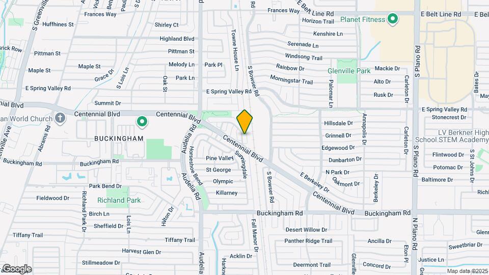 813 Woodway Ln Map and Location Details