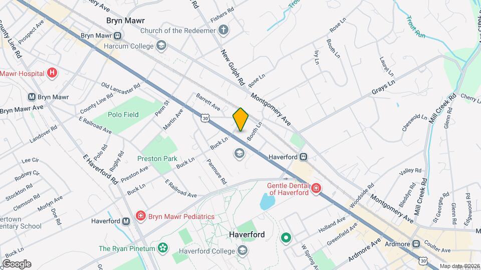 457 W Lancaster Ave Map and Location Details