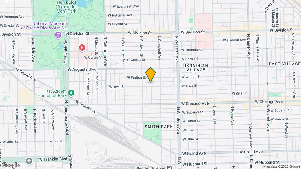 2530-2532 W Iowa St Mapa y Detalles de la Ubicación