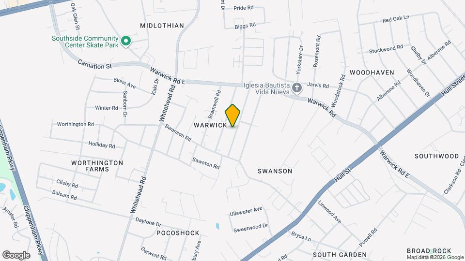 1018 Barlen Dr Map and Location Details