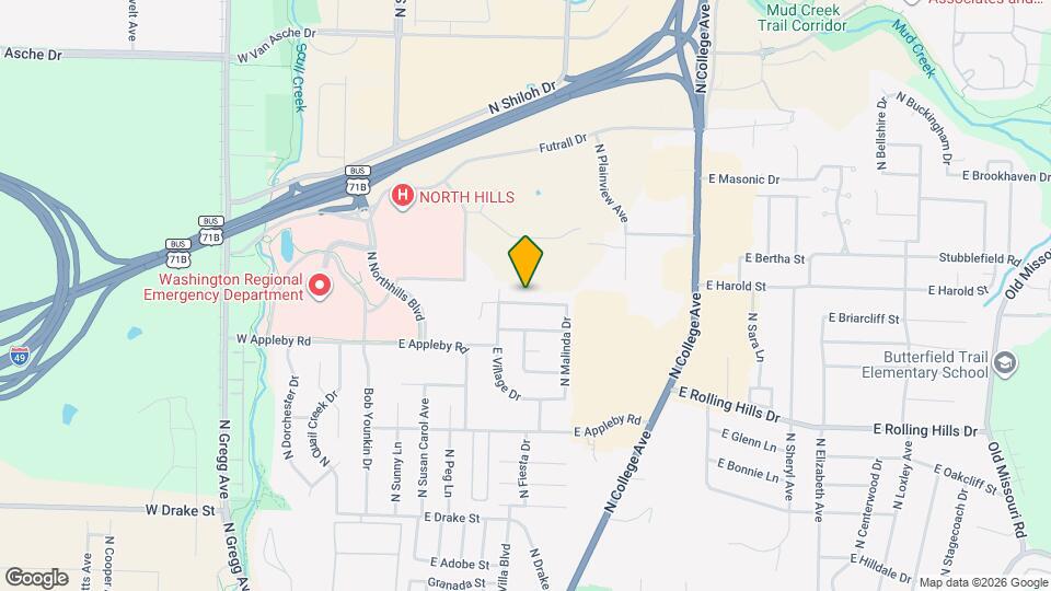 404 Malindra Dr Map and Location Details