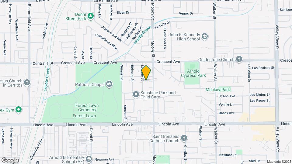 8656 La Salle St Map and Location Details