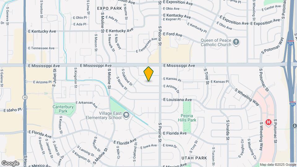 12043 E Arizona Dr Map and Location Details