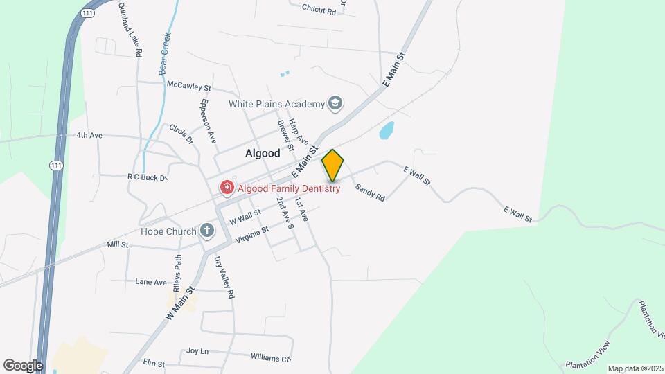 181 E Wall St Map and Location Details