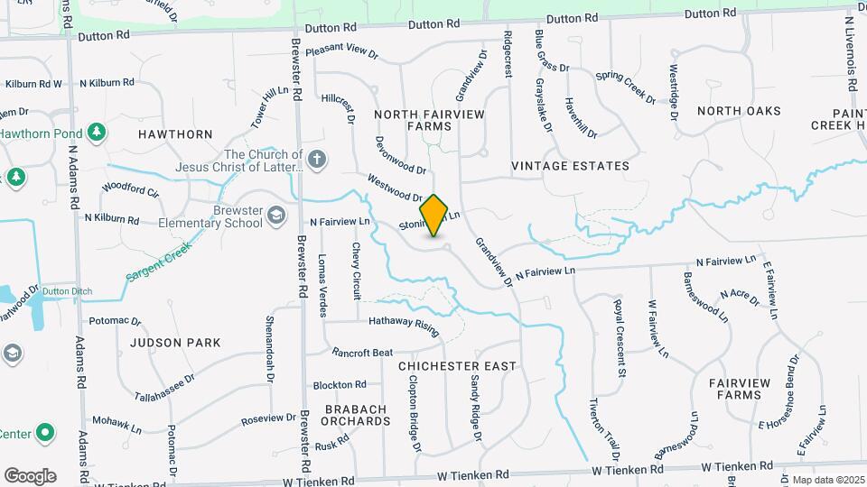 2244 N Fairview Ln Map and Location Details