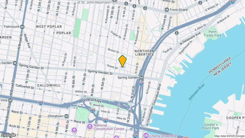 305 Green St Map and Location Details