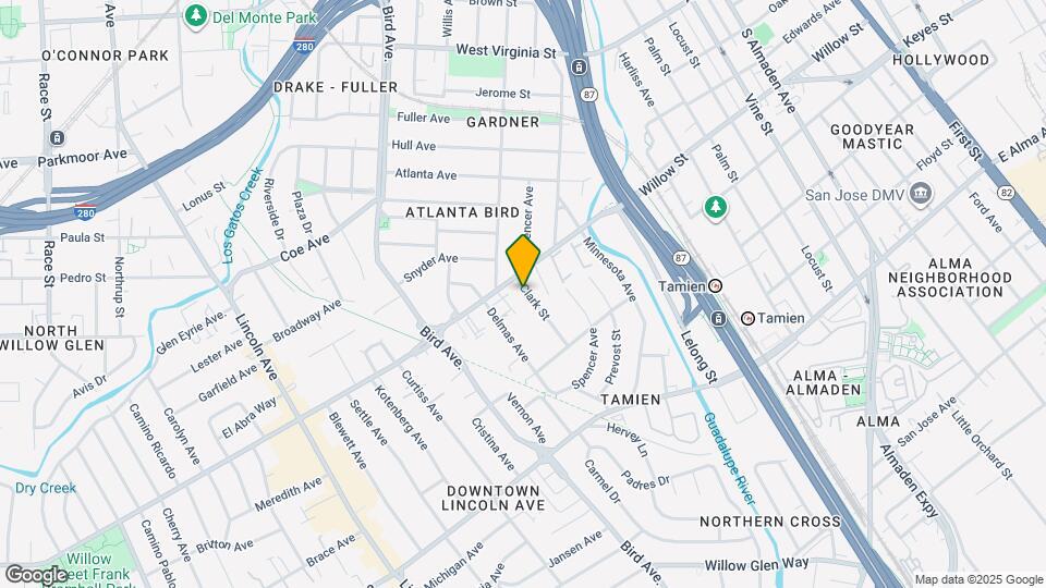 1115 Clark St Map and Location Details