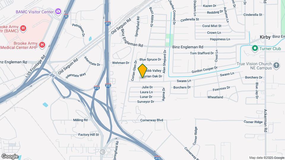 4707 Swann Ln Map and Location Details