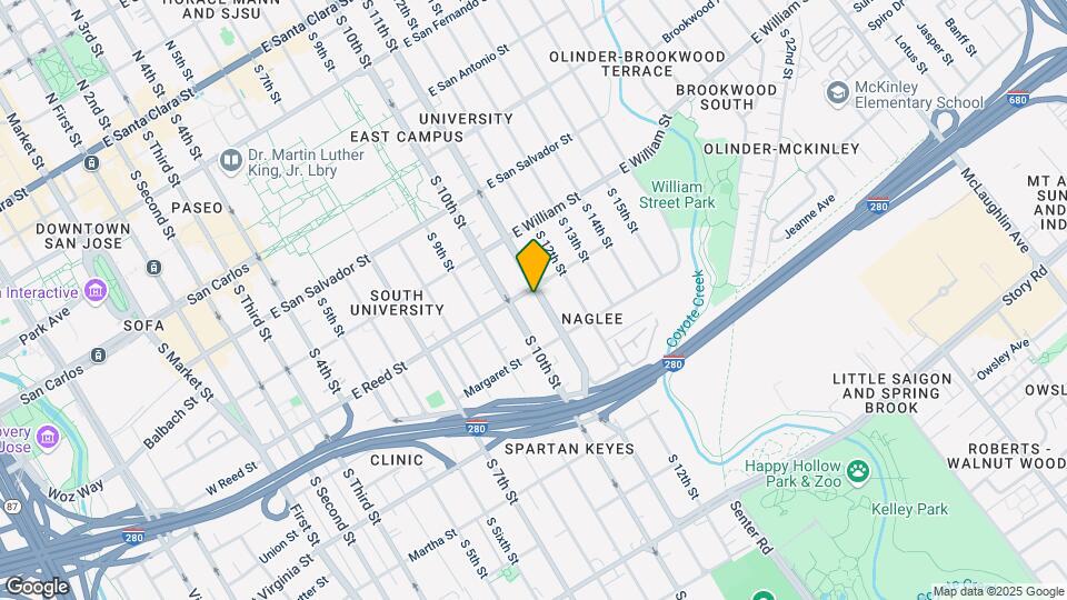 625 S 11th St Map and Location Details