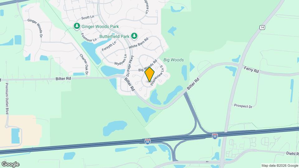 2624 Prairieview Ln S Map and Location Details