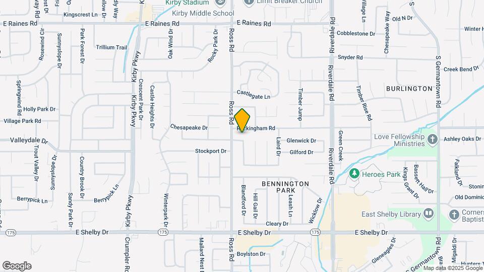 6726 Beaverlodge Dr Map and Location Details
