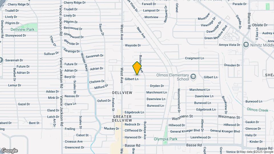 523 Gilbert Ln Map and Location Details