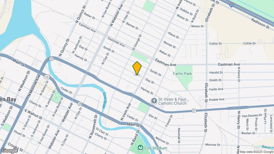 1260 Day St, Unit 1260 Day Front Mapa y Detalles de la Ubicación