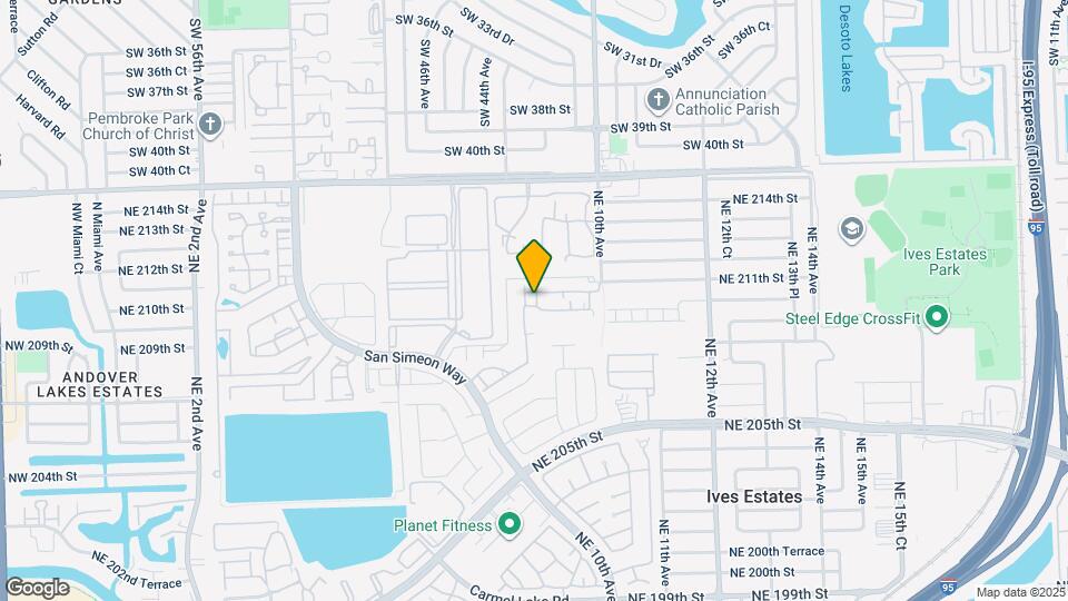 855 NE 209th St Map and Location Details
