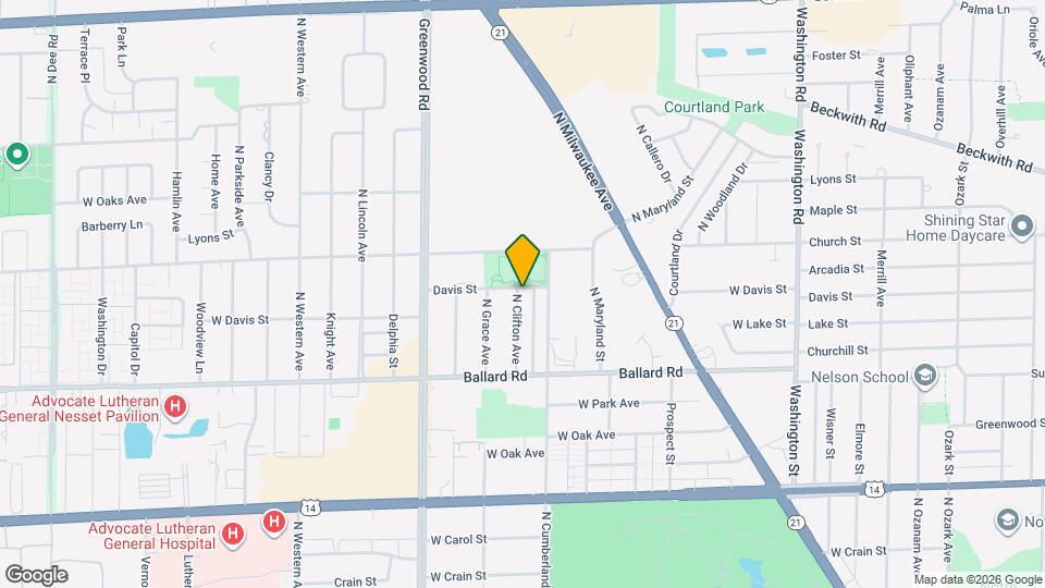 9067 N Clifton Ave Map and Location Details