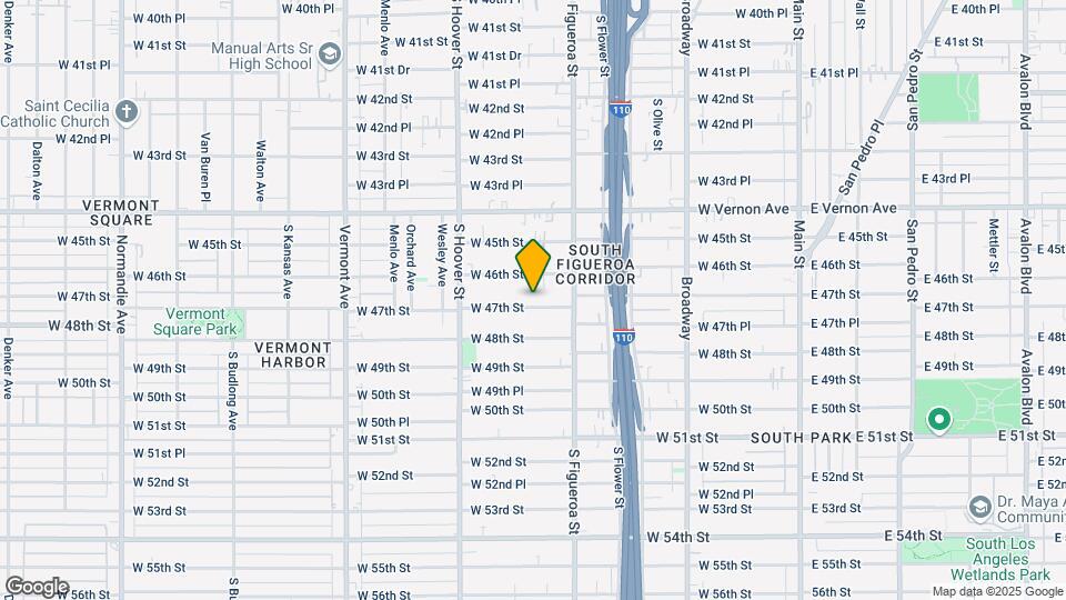 603 W 47th St Map and Location Details