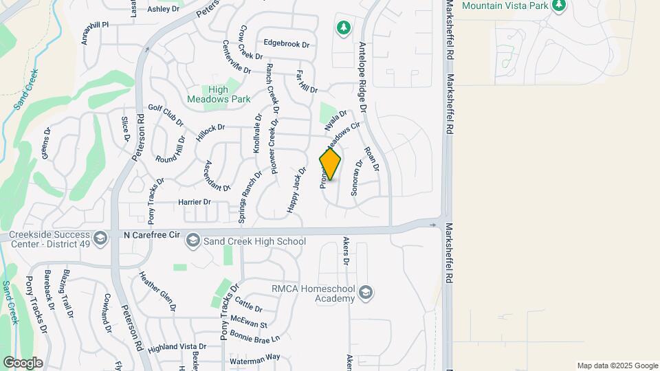 3869 Pronghorn Meadows Cir Map and Location Details