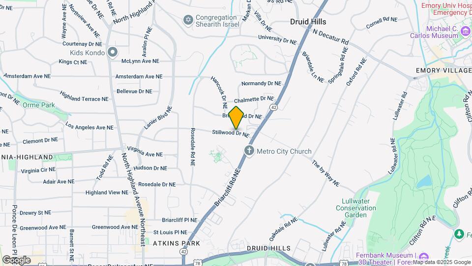 1344 Stillwood Dr NE Map and Location Details