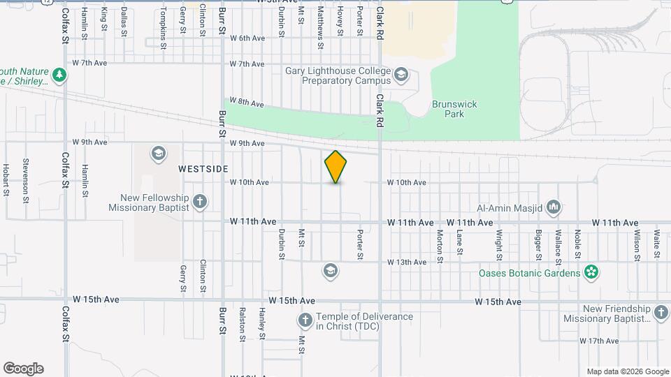 1008 Hovey St Map and Location Details