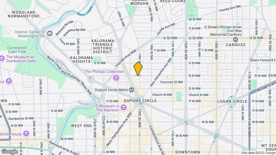 1640 19th St NW Map and Location Details